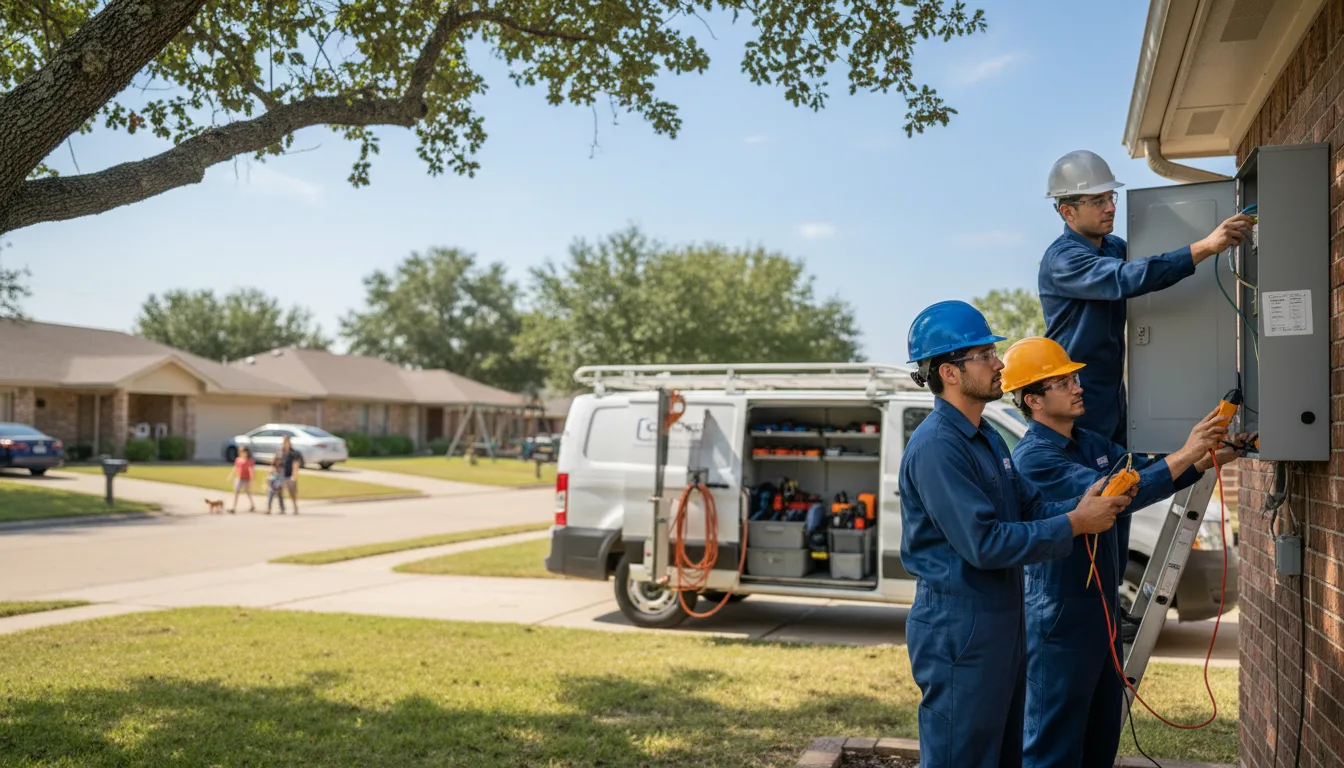 Certified electrician providing emergency electrical services in Bradford, IL